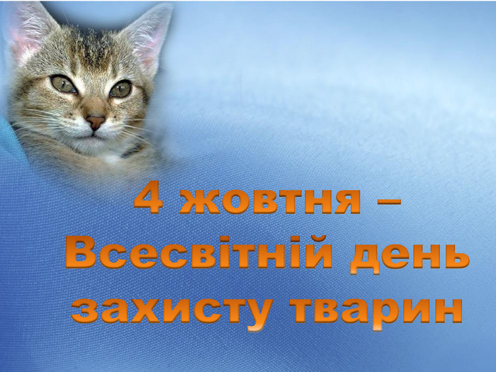 День захисту тварин