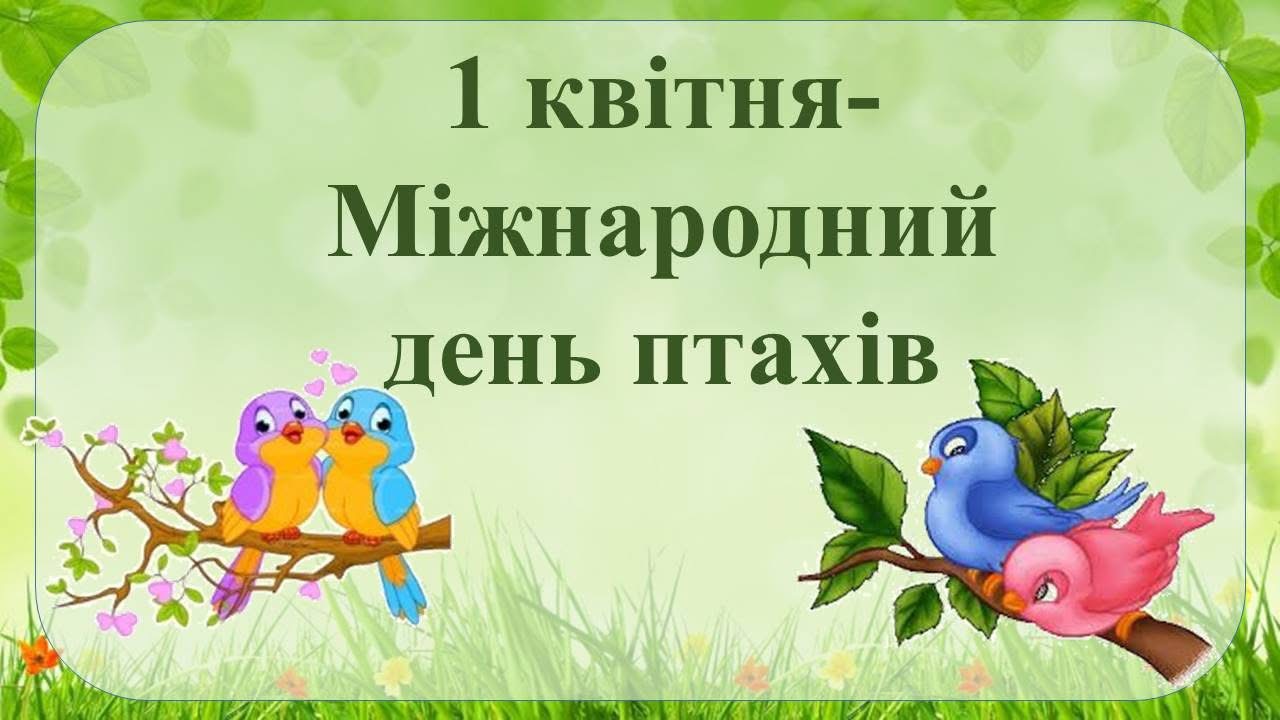 Міжнародний день птахів